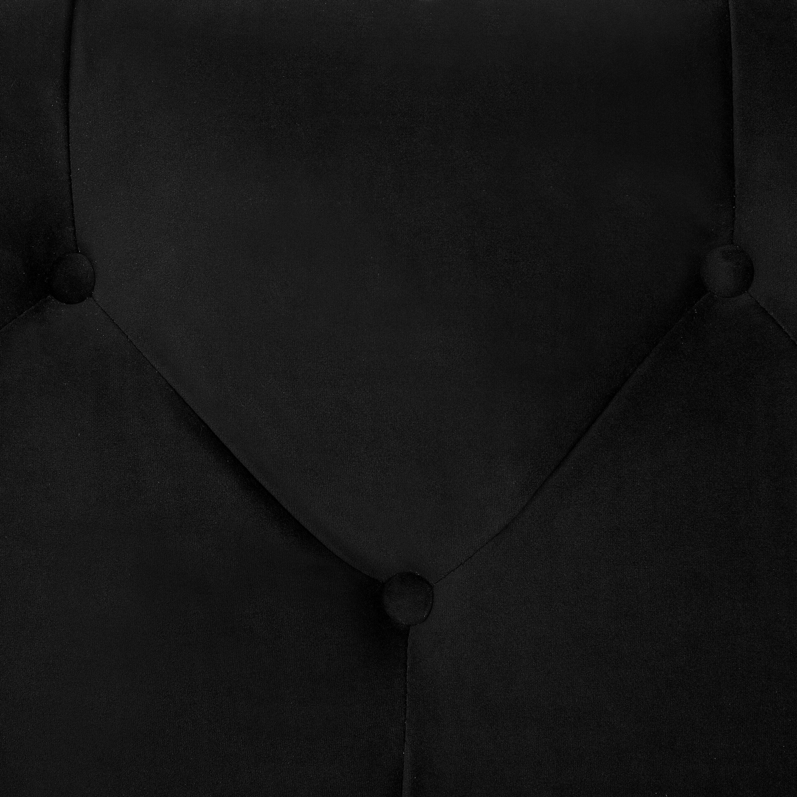 Monroe 2+3 Seater Sofa Set, Black Velvet - Image 7